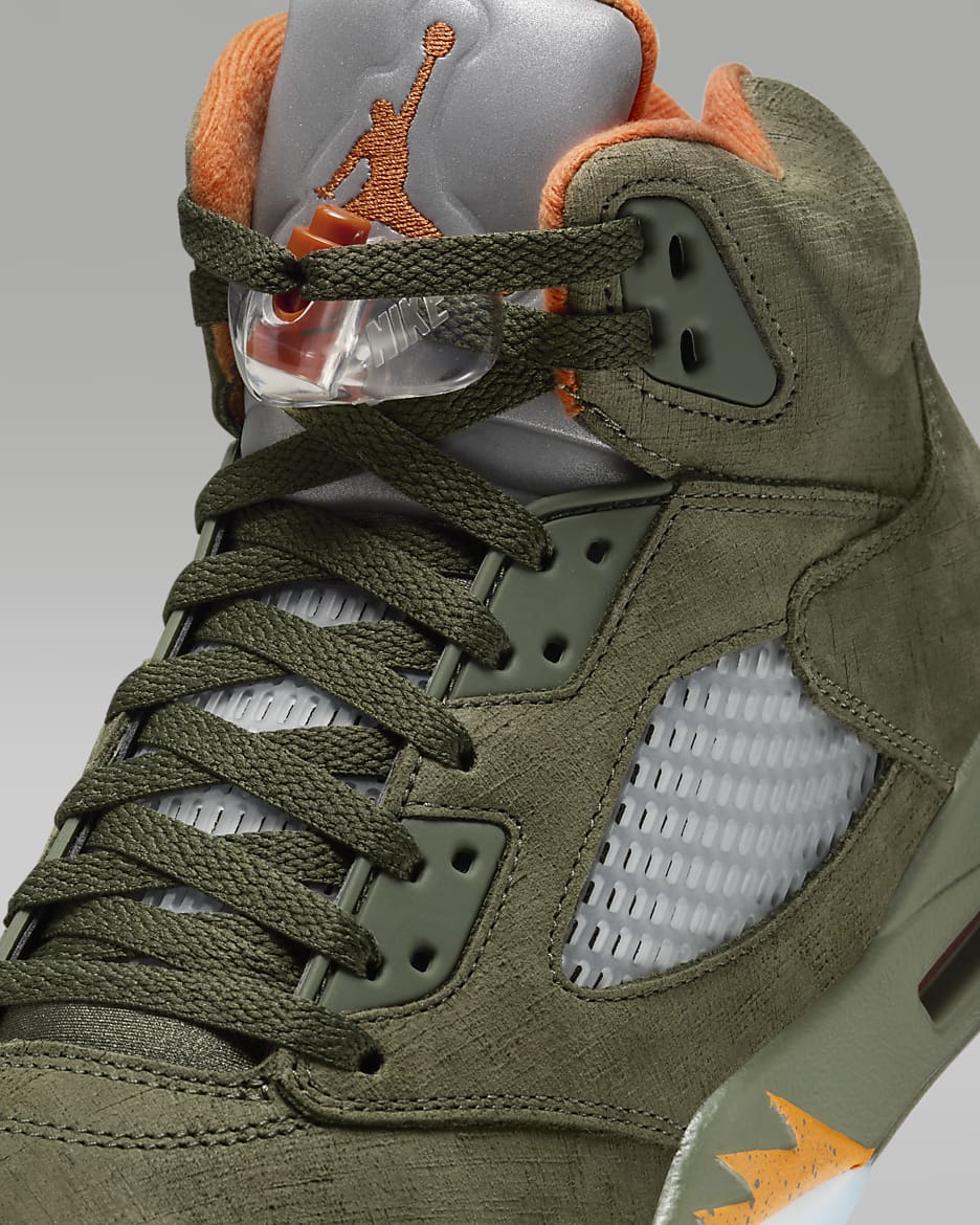 Olive jordan 5 deals